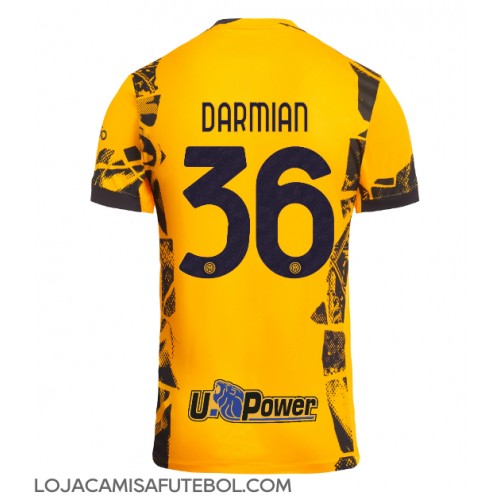 Camisa de Futebol Inter Milan Matteo Darmian #36 Equipamento Alternativo 2024-25 Manga Curta